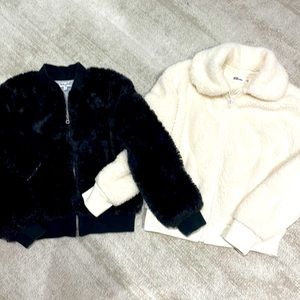 Soft, fuzzy and warm jackets!